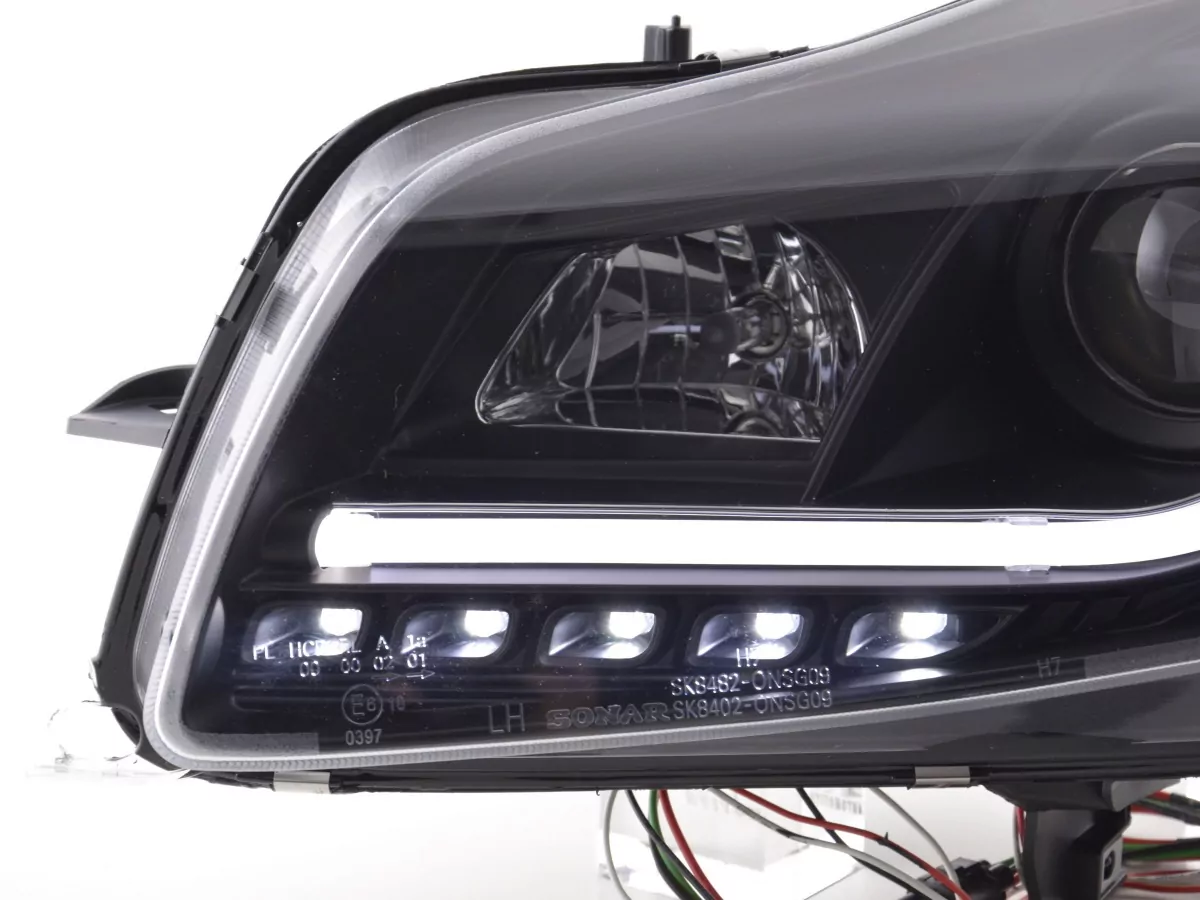 Scheinwerfer Set Daylight LED Tagfahrlicht Opel Insignia  08-13 schwarz