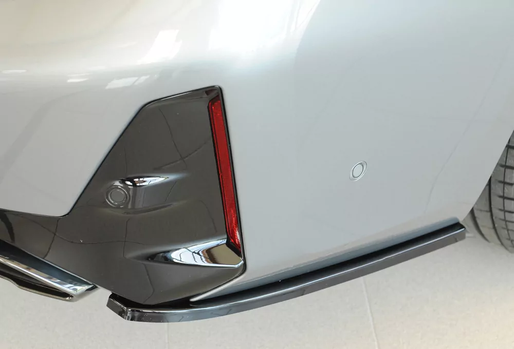 Rieger Heckschürzenansatz seitlich rechts glanz schwarz für BMW 3er G21  (G3K) Touring 07.22- (ab Facelift) LCI