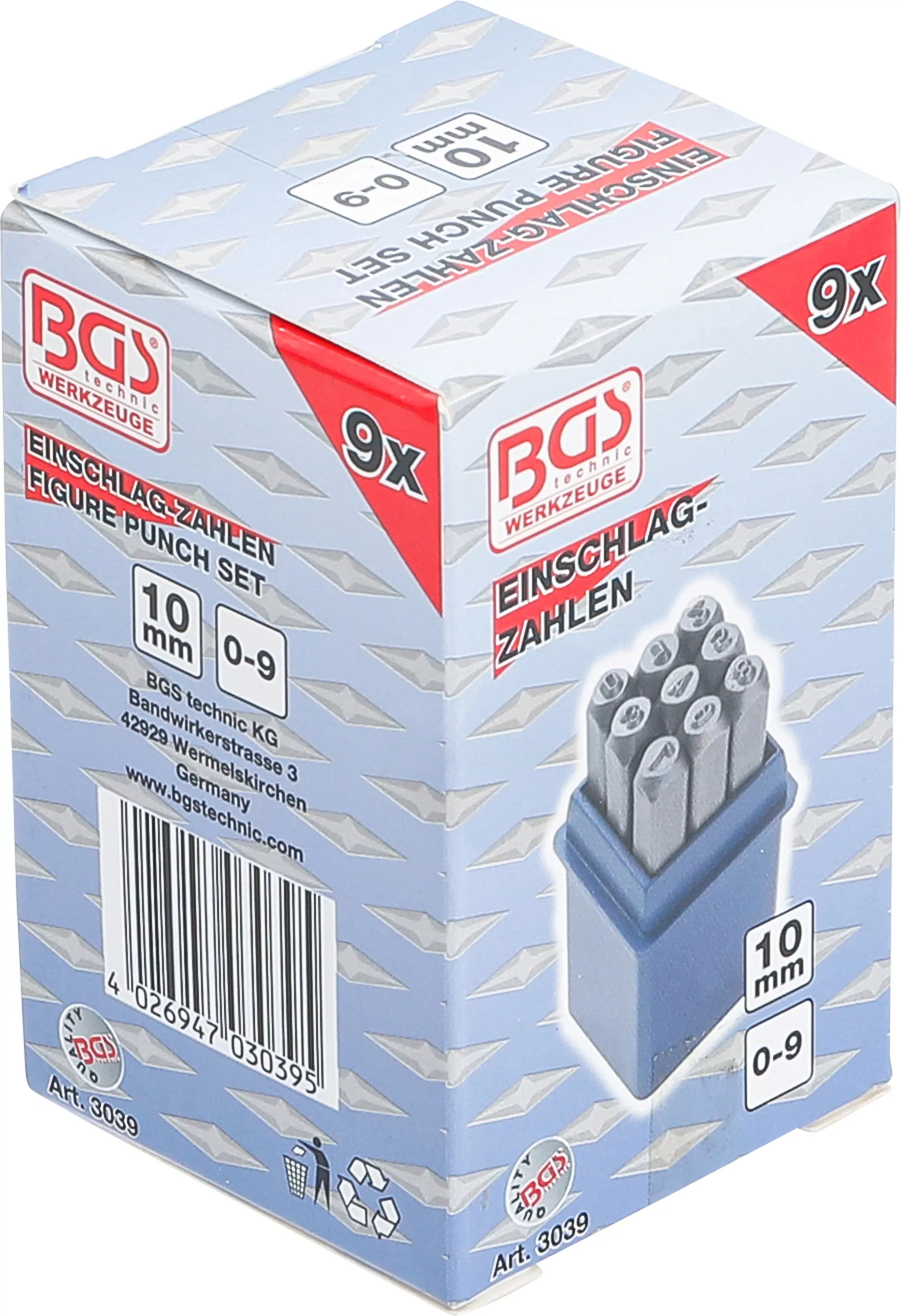 Einschlagzahlen | 10 mm