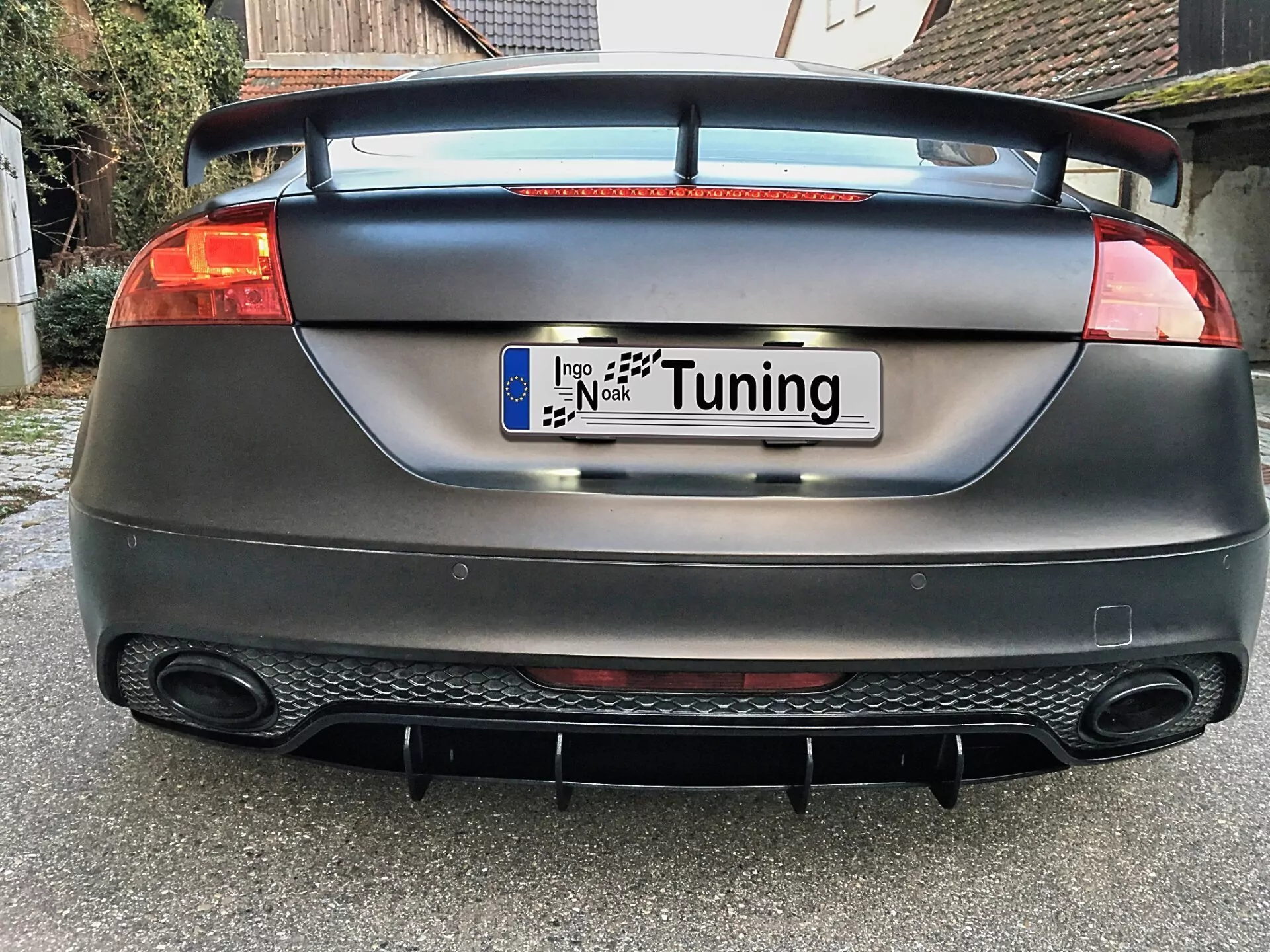 Racing Heckansatz Diffusor für Audi TT RS 8J Coupe