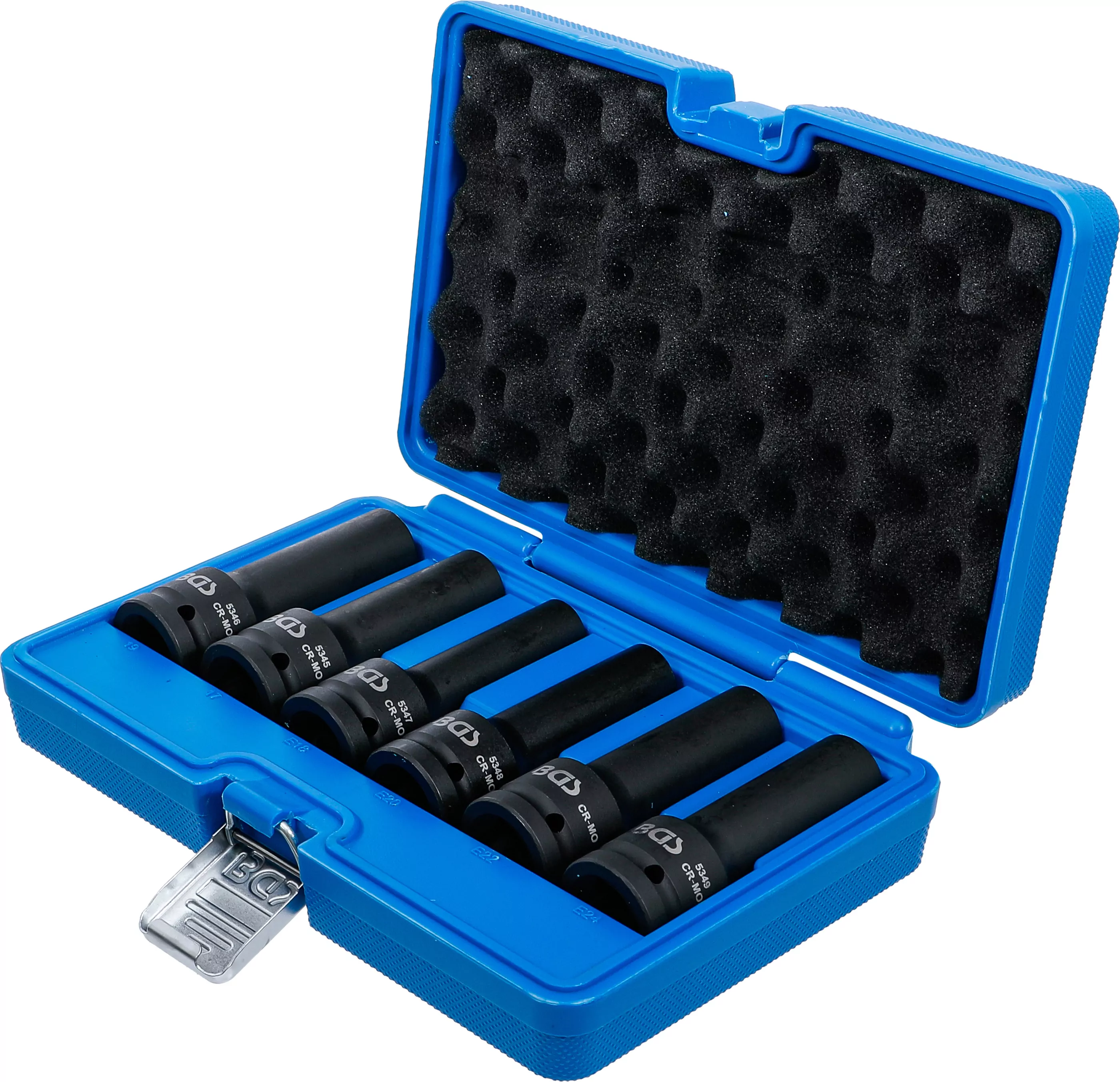 Kraft-Steckschlüssel-Einsatz-Satz E-Profil, Zwölfkant | Antrieb Innenvierkant 20 mm (3/4") | 6-tlg.