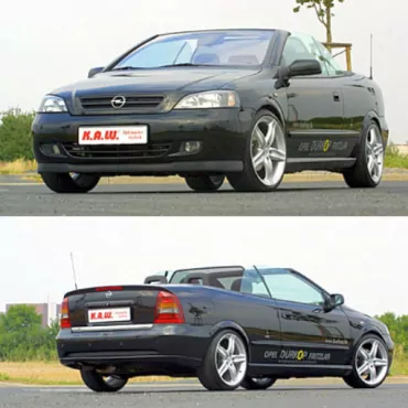 K.A.W. PlusKit Sportfahrwerk für Opel Astra G Cabrio (G Cabrio/T98/C) ab 03/2001 bis 10/2005