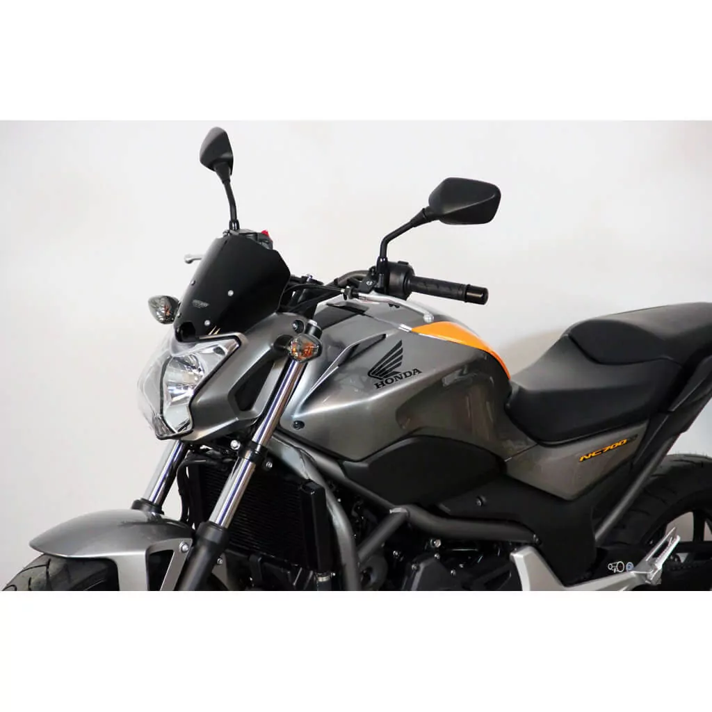 MRA Tourenscheibe T, HONDA NC 700 X, 12-15, schwarz mit ABE