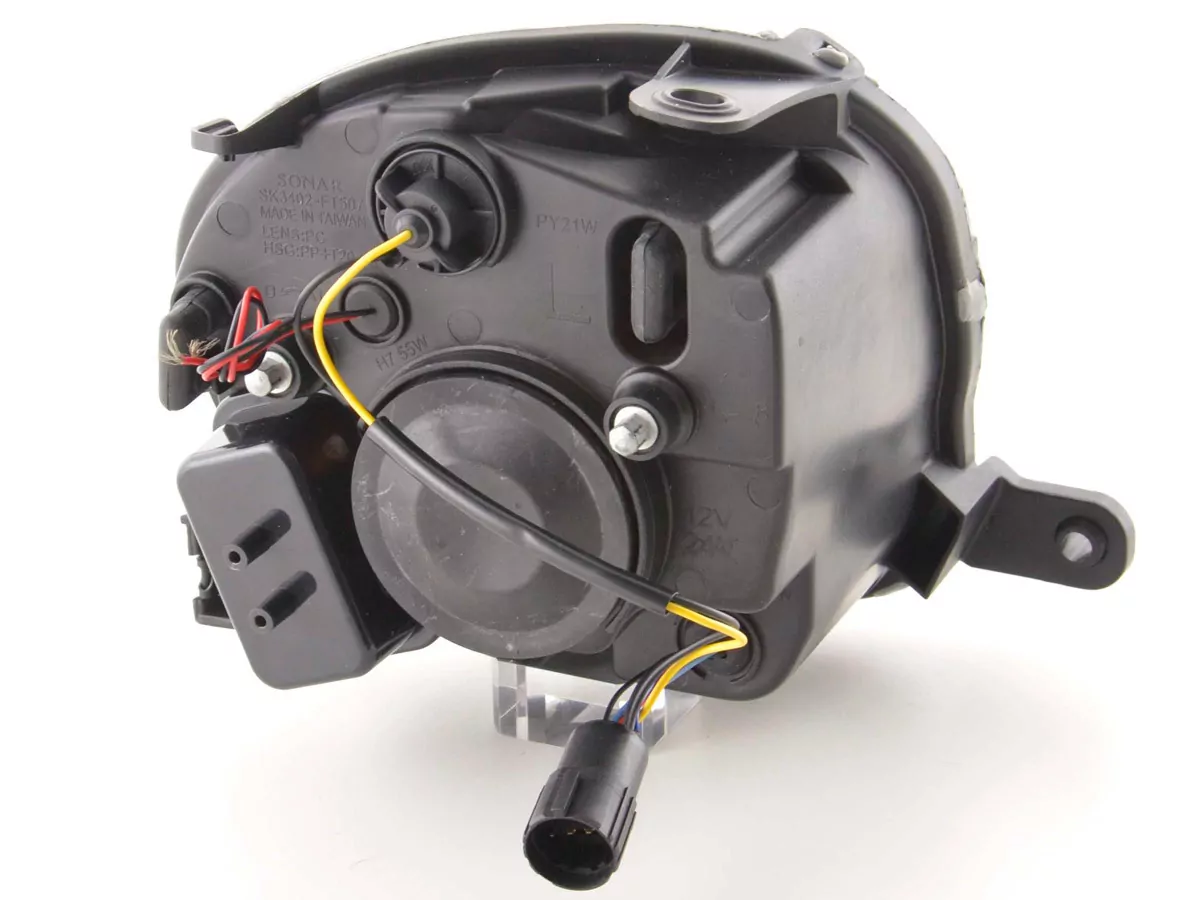 Scheinwerfer Set Daylight LED TFL-Optik Fiat 500 Bj. 07- chrom