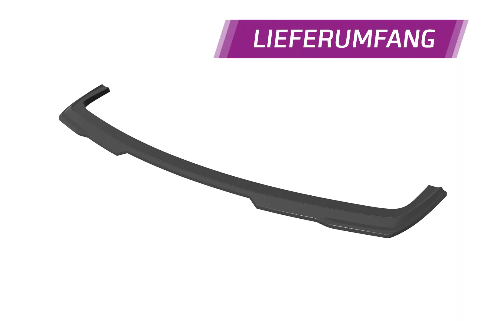 Cup-Spoilerlippe mit ABE für BMW 3er E36 CSL755 Schwarz Strukturiert