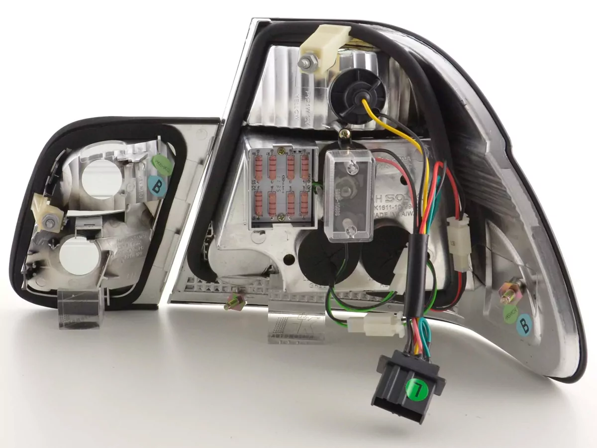 LED Rückleuchten Set BMW 3er Limousine Typ E46 Bj. 01-05 schwarz