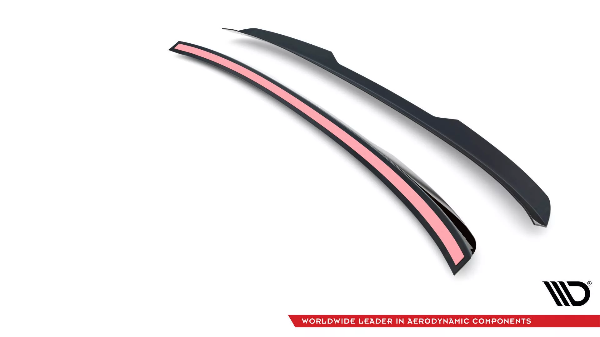 Niedriger Spoiler CAP Für Ford Mustang Mach-E Mk1 Schwarz Hochglanz
