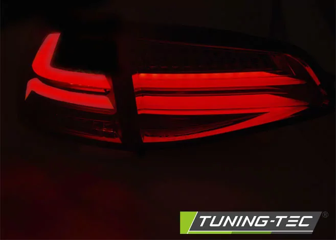Led Bar Tail Lights Smoke Fits Vw Golf 7 13-17