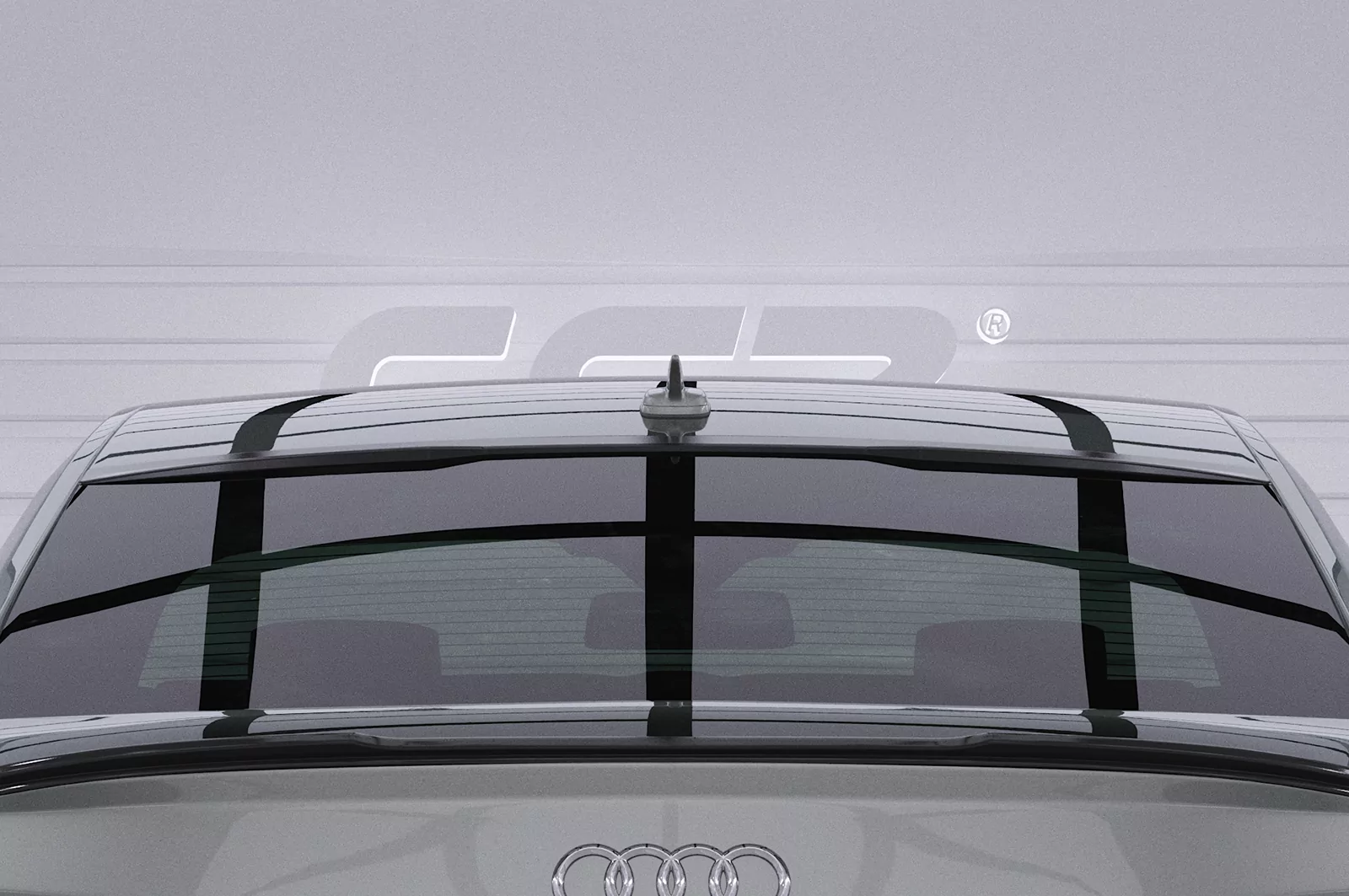 Heckscheibenblende für Audi A6 C8 (Typ 4K/F2) Limousine HSB110 Schwarz Strukturiert