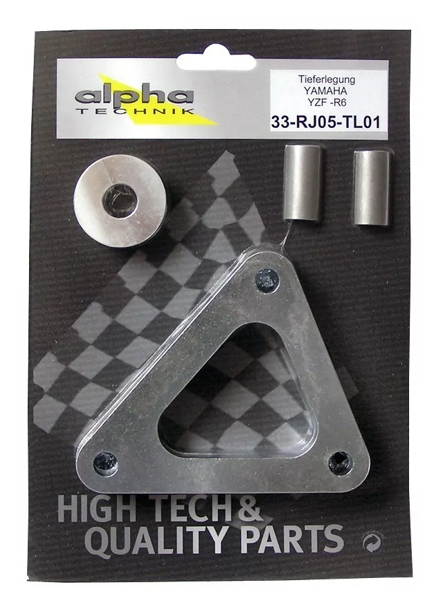 alpha Technik Tieferlegungssatz 35mm für Yamaha YZF600R6 Typ RJ05 Modelljahr 2003-