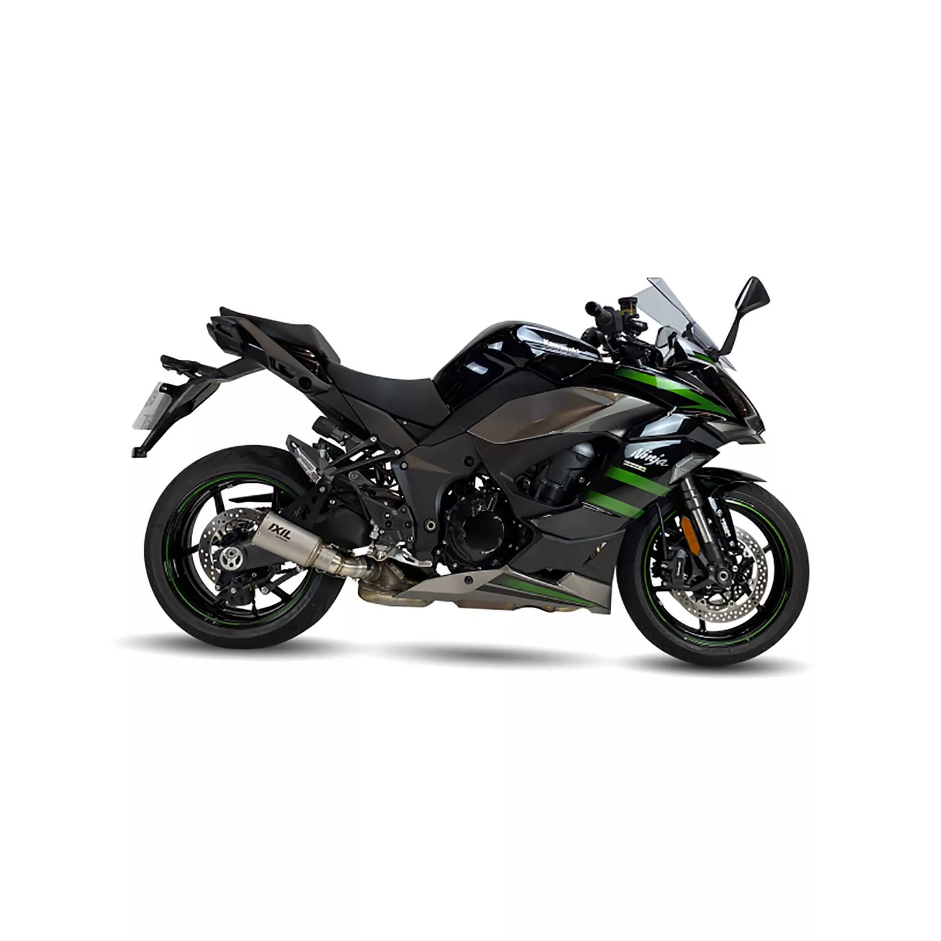 IXIL RC Silencer Stainless Steel / Carbon - Kawasaki Ninja 1000 SX - CK7294RC