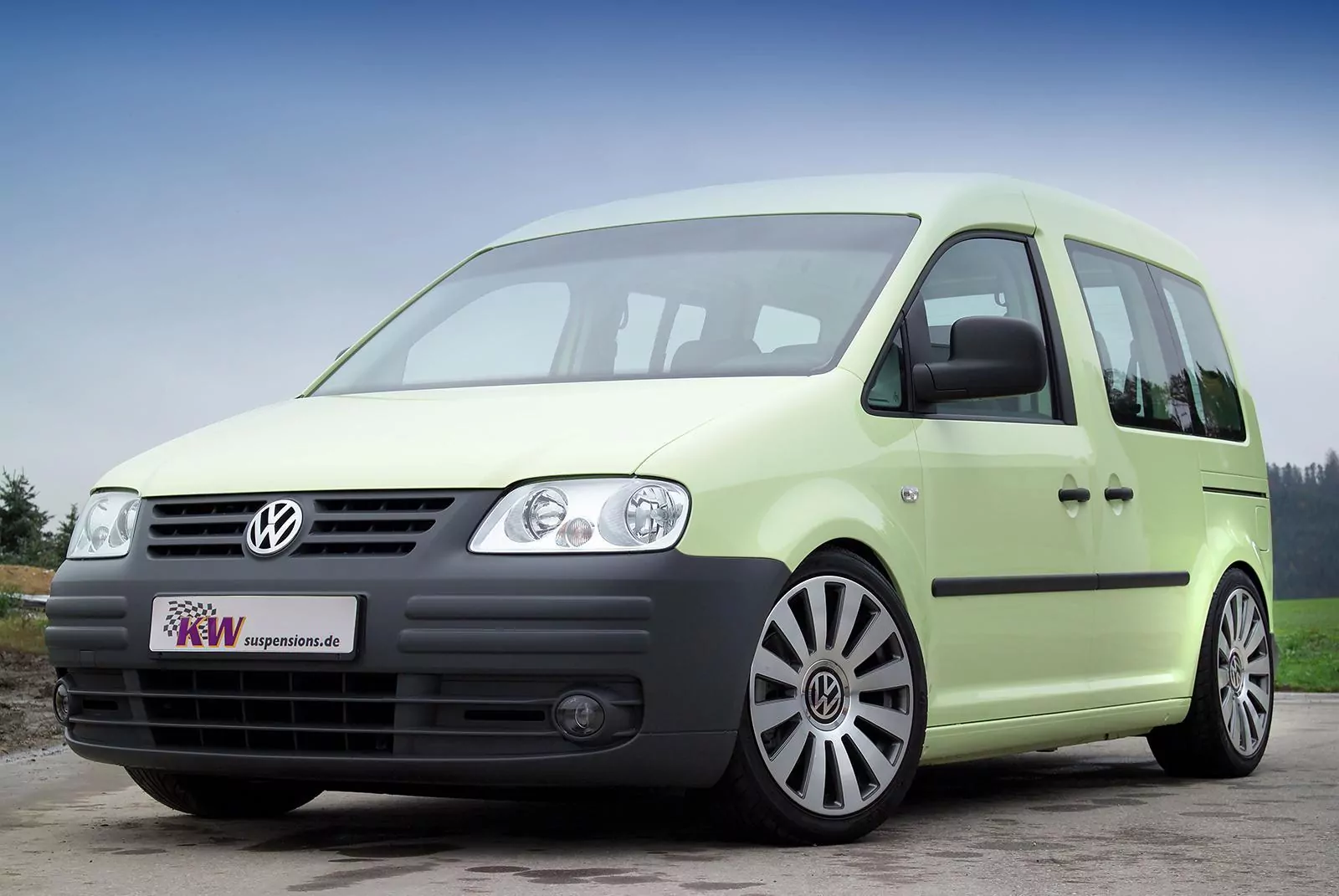 KW Gewindefahrwerk V1 inox VW CADDY IV Kombi (2K, SAB, SAJ) 05/2015-