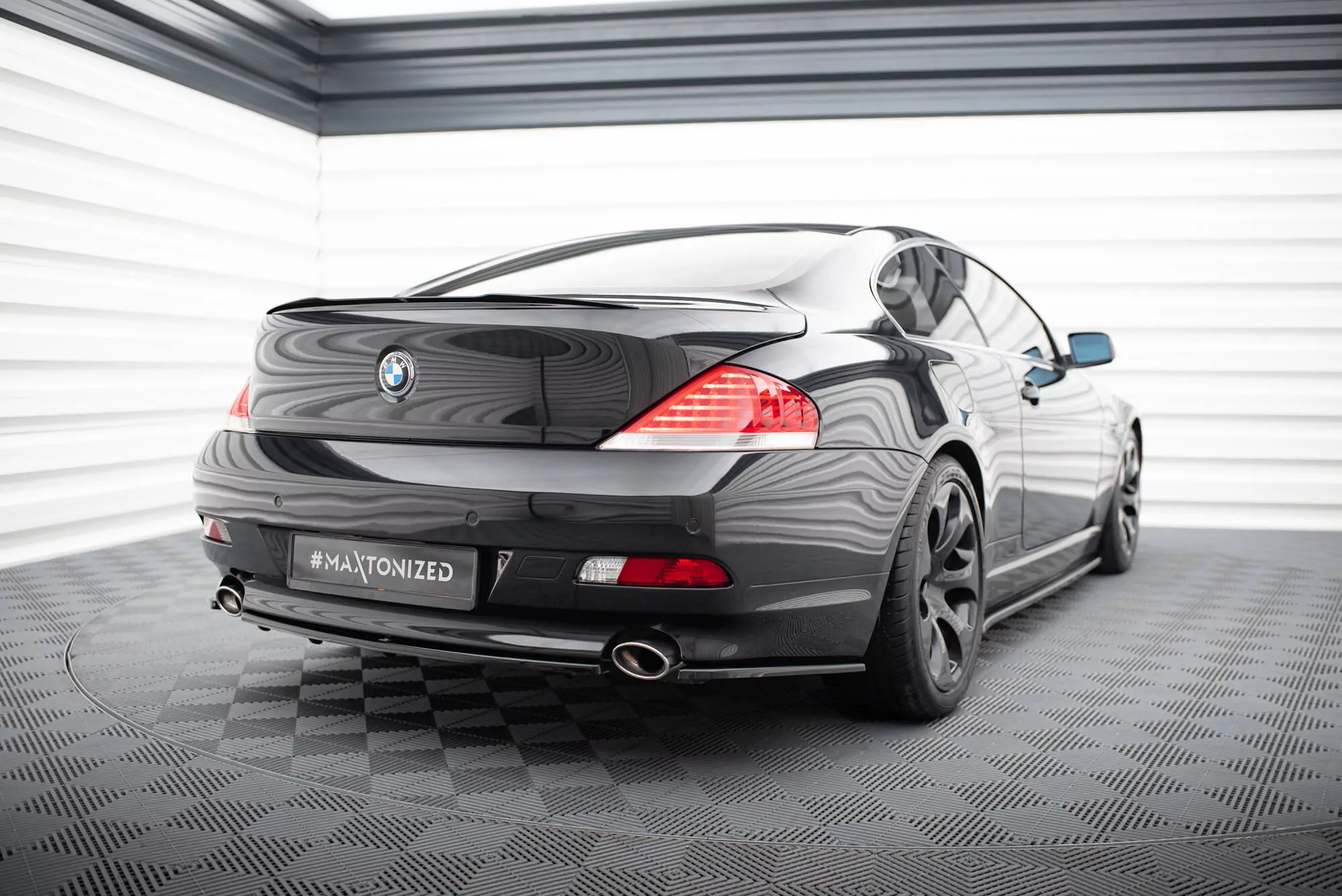 Spoiler CAP Passend Für Passend Für BMW M6 E63 Schwarz Hochglanz Schwarz Hochglanz