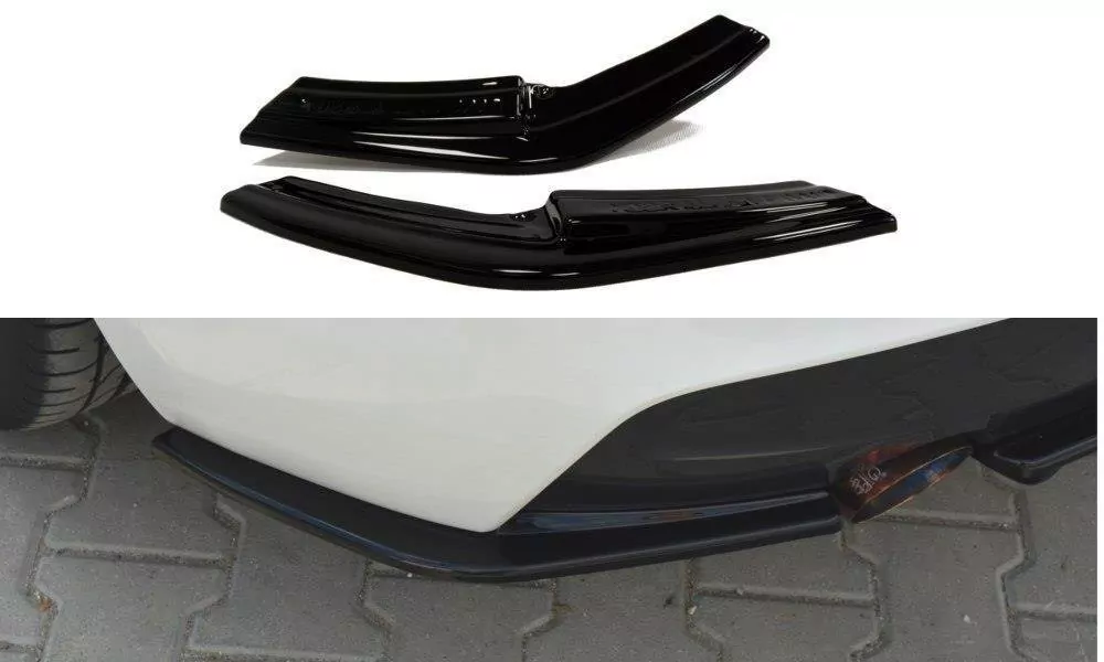 Heck Ansatz Flaps Diffusor Passend Für Diffusor Passend Für BMW 1er F20/F21 M-Power (vor FL) Schwarz Hochglanz Schwarz Hochglanz