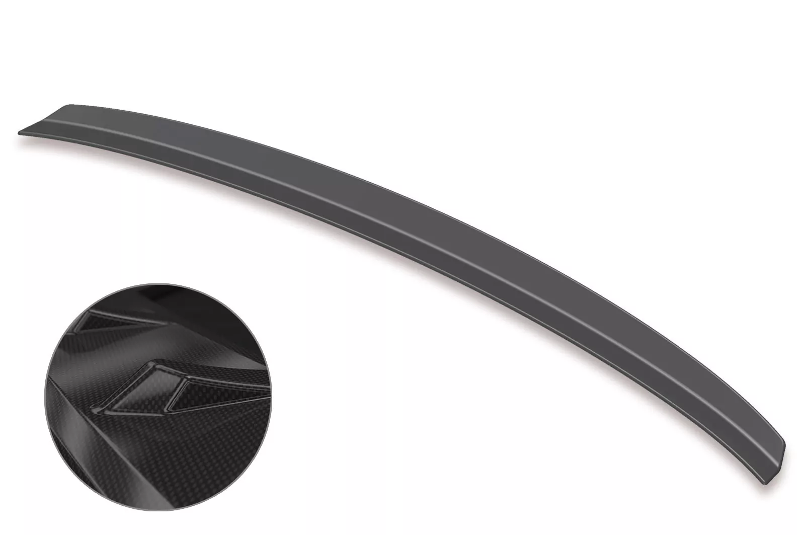 Heckflügel mit ABE für VW Passat B7 Typ 3C HF605-C Carbon Look Hochglanz