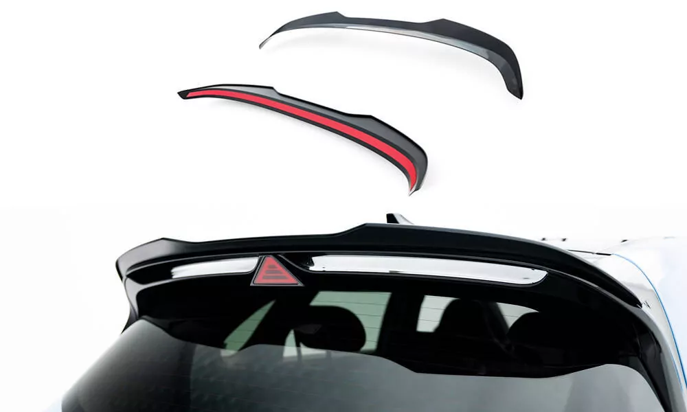 Spoiler CAP Passend Für V.2 Passend Für Hyundai I30 N Mk3 Hatchback Schwarz Hochglanz Schwarz Hochglanz