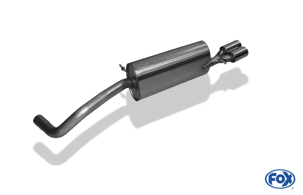 BMW F20/F21 - M140i Endschalldämpfer quer Ausgang rechts/links - 1x100 Typ 25 rechts/links Schwarz