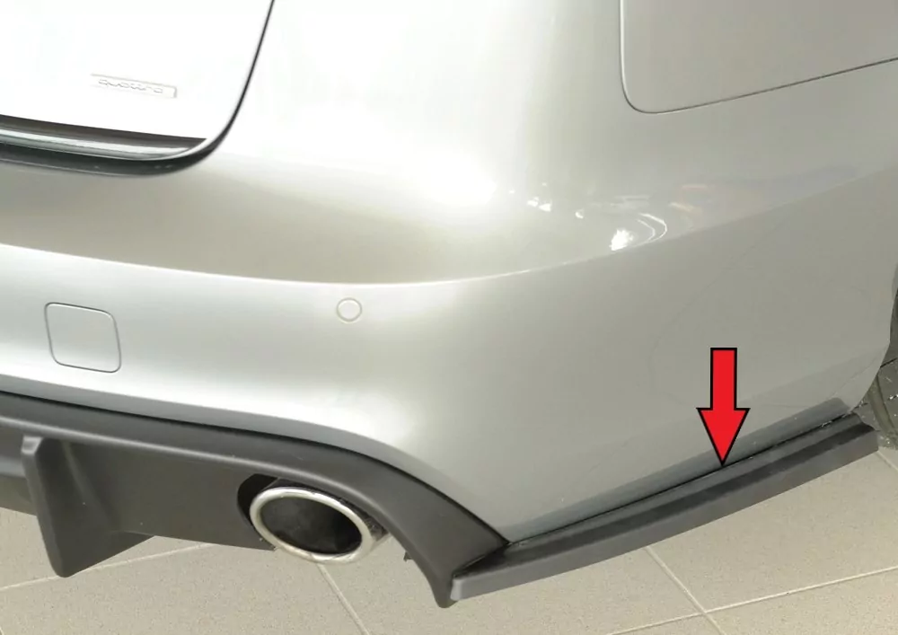 Rieger Heckschürzenansatz seitlich rechts für Audi A6 S6 (4G/C7) Lim. 02.12-08.14 (bis Facelift)