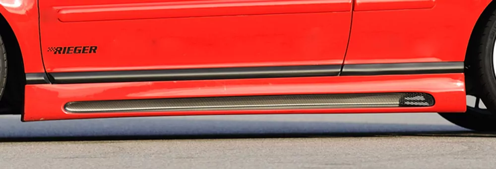 Rieger Seitenschweller links    carbon look für Seat Golf 3 Cabrio