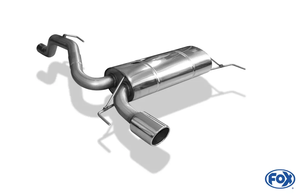 Opel Corsa D GSI  Endschalldämpfer quer Ausgang einseitig - 1x100 Typ 16