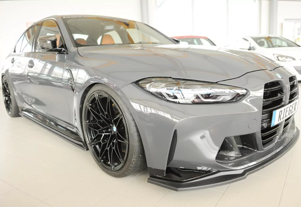 Rieger Spoilerschwert matt schwarz für BMW 4er G83 M4 (G234M) Cabrio 06.21-