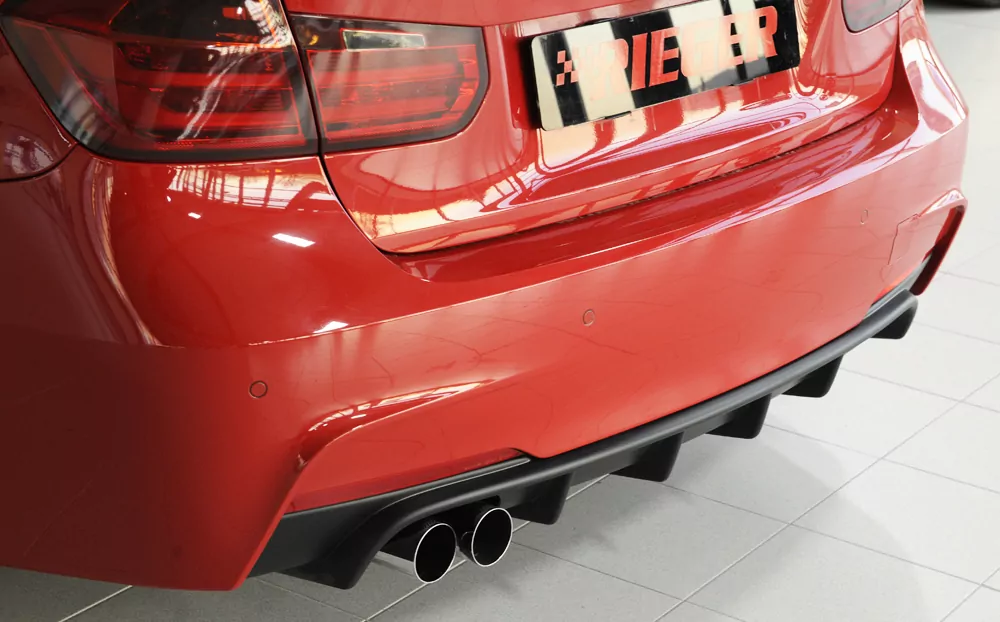 Rieger Heckeinsatz für BMW 3er F31  (3K/3K-N1) | Touring 07.15- (ab Facelift) LCI nur für M-Paket-Heckschürze