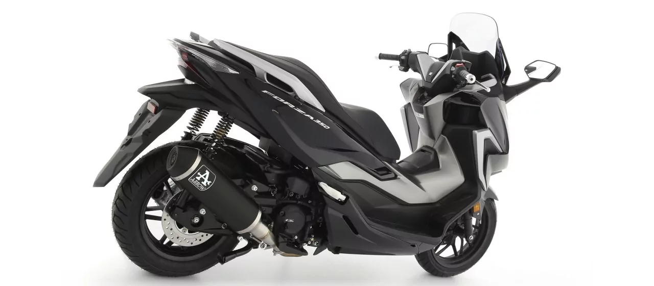 Arrow Urban Aluminium Schwarz Honda Forza 350 21-23