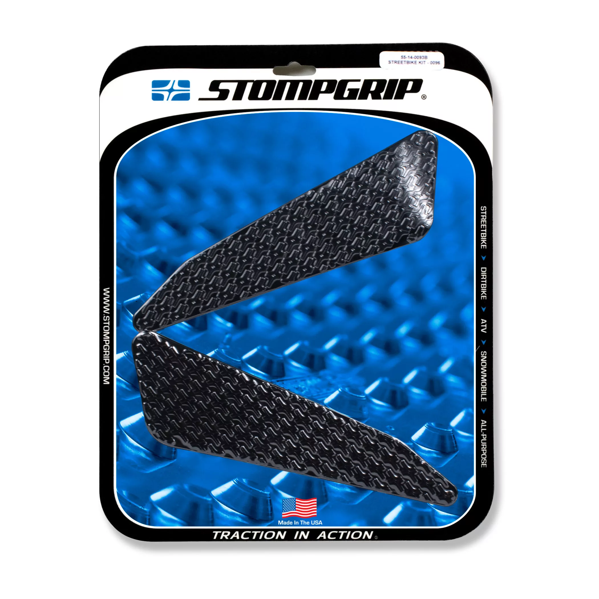 Stompgrip Traction Pad Icon für Moto Guzzi V9 Roamer 16-20 Schwarz