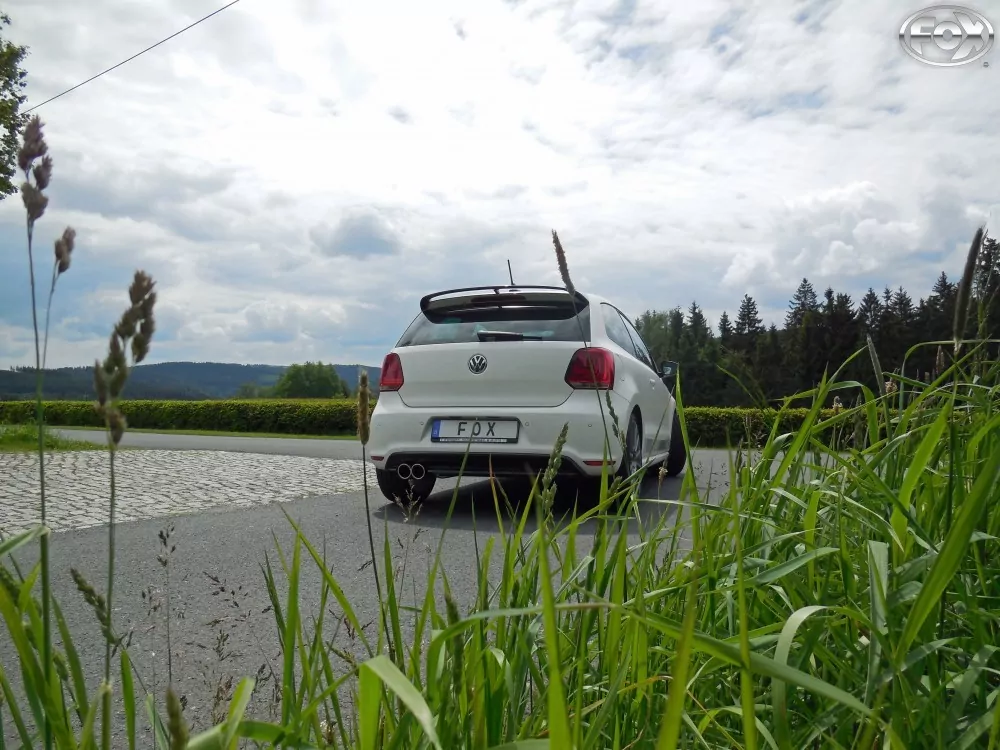 VW Polo 6R - WRC  Endschalldämpfer 63,5mm - 2x90 Typ 16