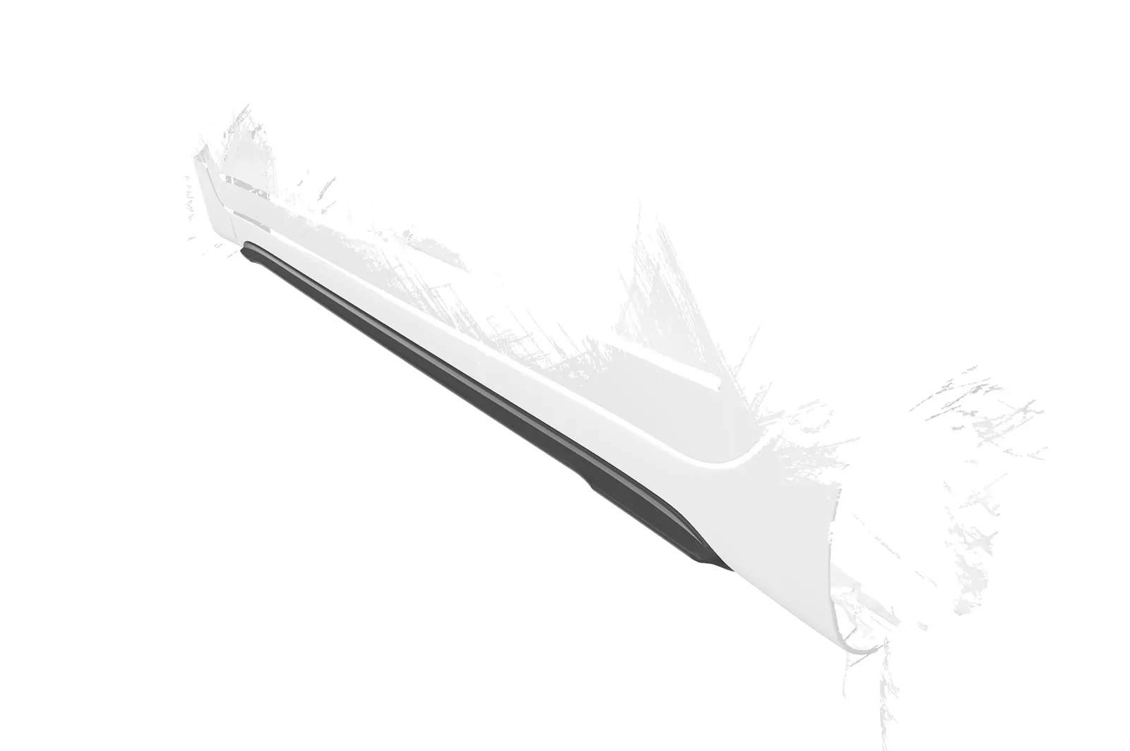 Seitenschweller für Hyundai i10 (3. Generation) SS483 Schwarz Strukturiert