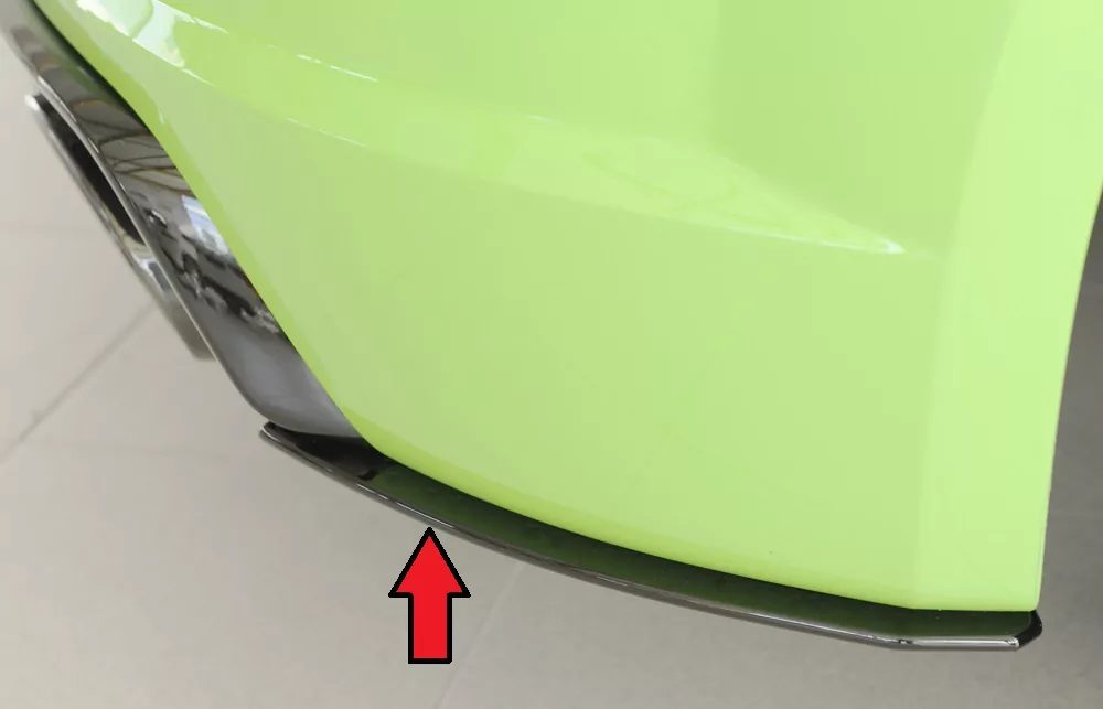 Rieger Heckschürzenansatz seitlich rechts für Audi TT RS (8J/8J1-FV/8S) | Roadster 05.16-08.18 (bis Facelift) nur für orig. Heckschürze TT-RS