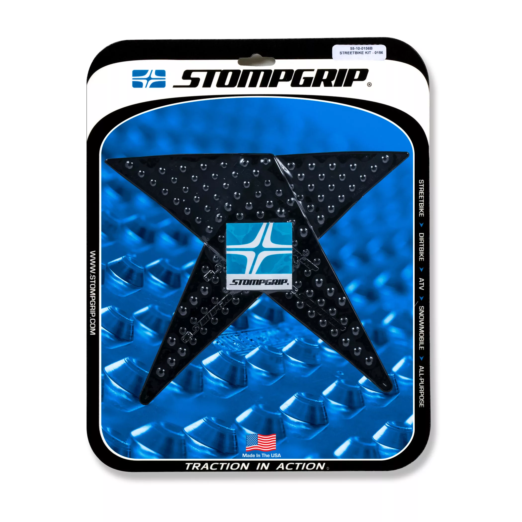 Stompgrip Traction Pad Volcano für Honda GL1800 Gold Wing 18-22 Schwarz