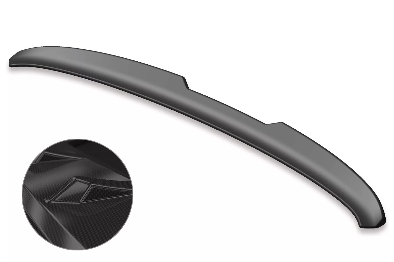 Heckflügel mit ABE für VW Golf 7 GTI Clubsport HF714-C Carbon Look Hochglanz