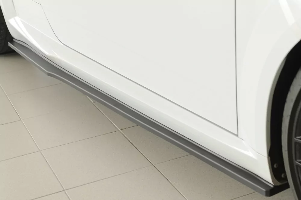 Rieger Seitenschweller rechts ansatz (ca. 19mm) matt schwarz für Audi TTS (8J-FV/8S) Roadster 07.14-08.18 (bis Facelift)