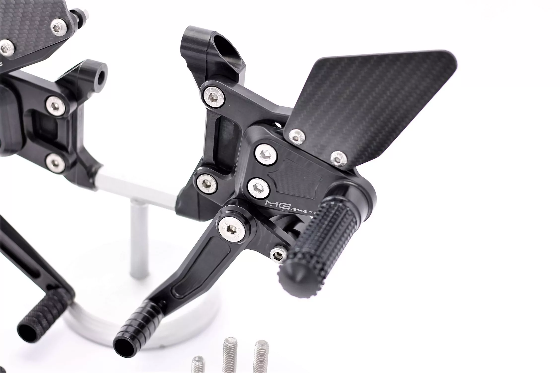 MG Biketec Sportfussrastenanlage / Rastenanlage / Fußrastenanlage mit ABE, gültig in D - A - CH für Ducati 959 Panigale V2 ab 2016-2019