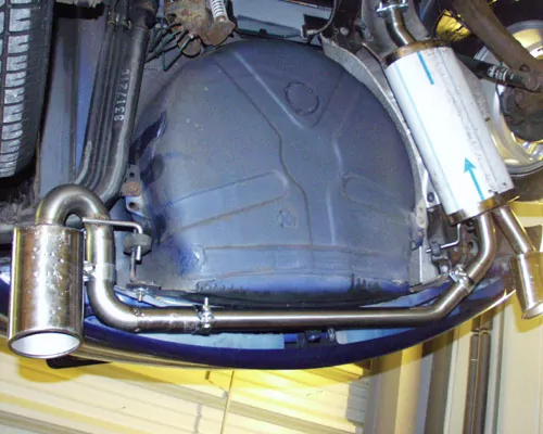 Renault Megane I - Typ BA/ EA/ JA  Endschalldämpfer Ausgang rechts/links  - 115x85 Typ 32 rechts/links