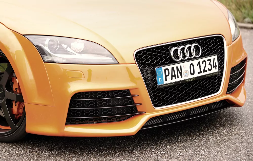 Kühlergrill Audi TT-RS (8J), schwarz/aluminium für Audi TT (8J) Coupé 09.06-