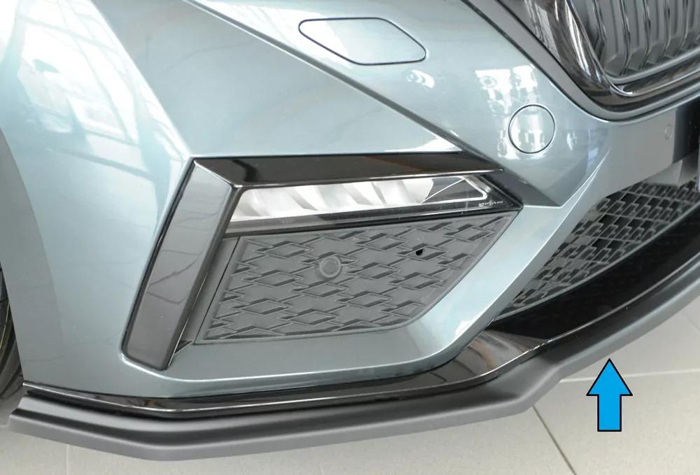 Rieger Spoilerschwert matt schwarz für Skoda Octavia RS (NX) Combi 07.20-07.24 (bis Facelift)