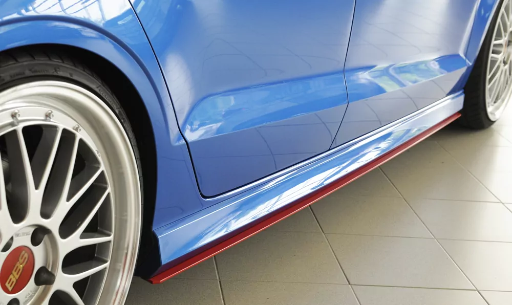 Rieger Seitenschwelleransatz für Audi A3 S3 (8V) | 5-tür. (Limousine 8VS) 05.13-08.16 (bis Facelift) für S-Line-Schweller / S3-/ RS3-Schweller