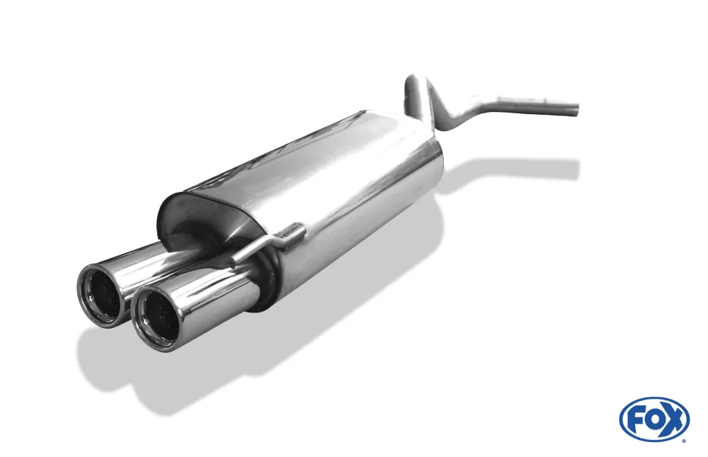 VW Polo 6N  Endschalldämpfer Ø50mm - 2x76 Typ 13