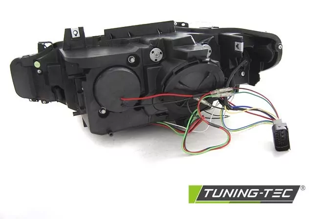 HEADLIGHTS ANGEL EYES LED DRL BLACK fits BMW F30/F31 10.11 - 05.15