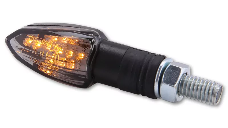SHIN YO Lizzard LED Blinker Schwarz/Getönt E-Geprüft (Paar)