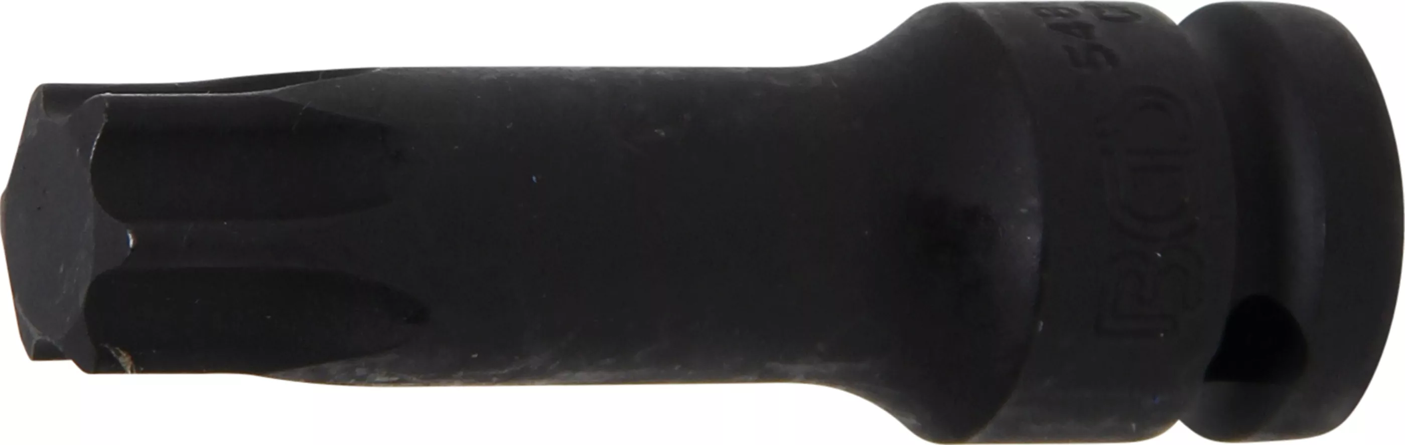 Kraft-Bit-Einsatz | Länge 75 mm | Antrieb Innenvierkant 12,5 mm (1/2") | T-Profil (für Torx) T80