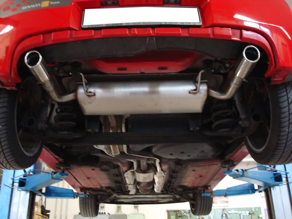 Renault Clio III B Sport  Endschalldämpfer quer Ausgang rechts/links - 1x76 Typ 17 rechts/links