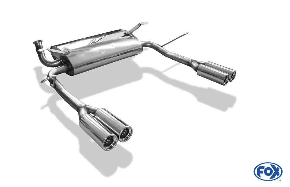 Renault Laguna II K74 - Grandtour  Endschalldämpfer Ausgang rechts/links  - 2x76 Typ 13 rechts/links