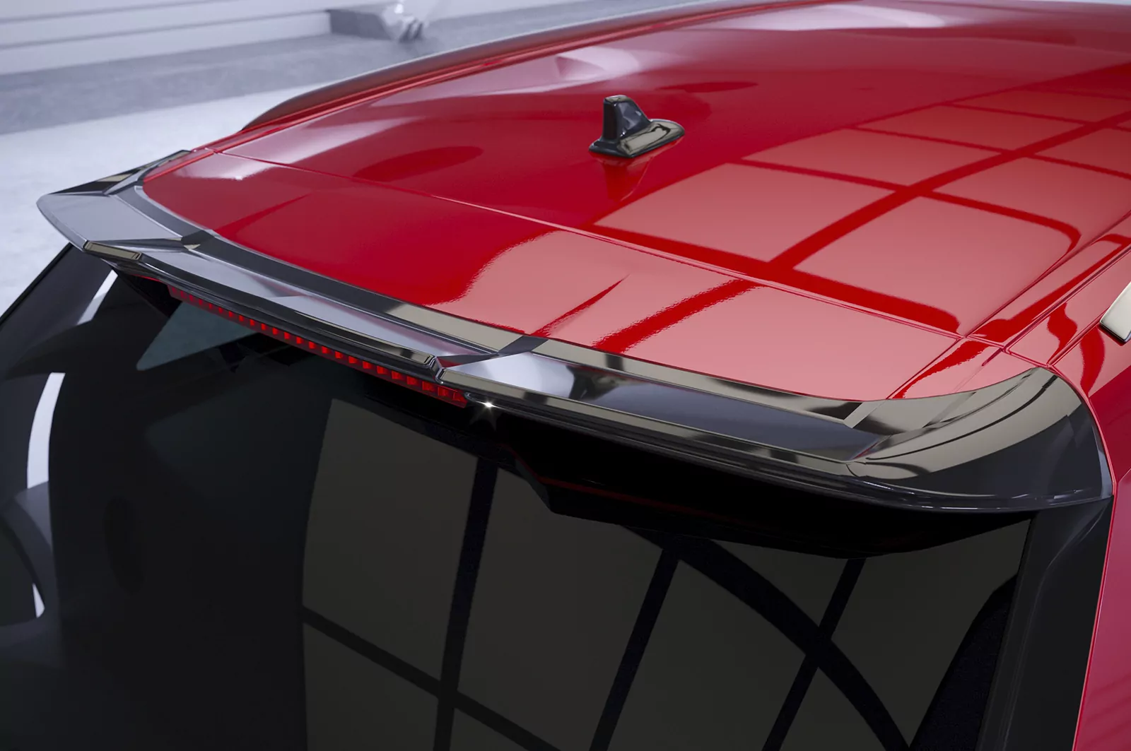 Heckflügel mit ABE für Audi Q7 S-Line / SQ7 (4M) HF994 Schwarz Strukturiert