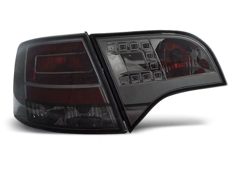 Led Tail Lights Smoke Fits Audi A4 B7 11.04-03.08 Avant
