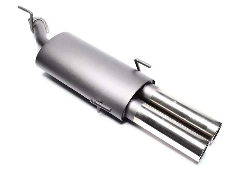 TA Technix Sportendschalldämpfer 2x76mm passend für Opel Vectra B, Vectra B-CC, Vectra B Caravan