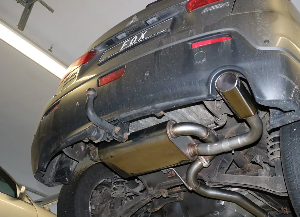 Mitsubishi ASX Frontantrieb - Typ GAO  Endschalldämpfer Ausgang rechts - 129x106 Typ 44