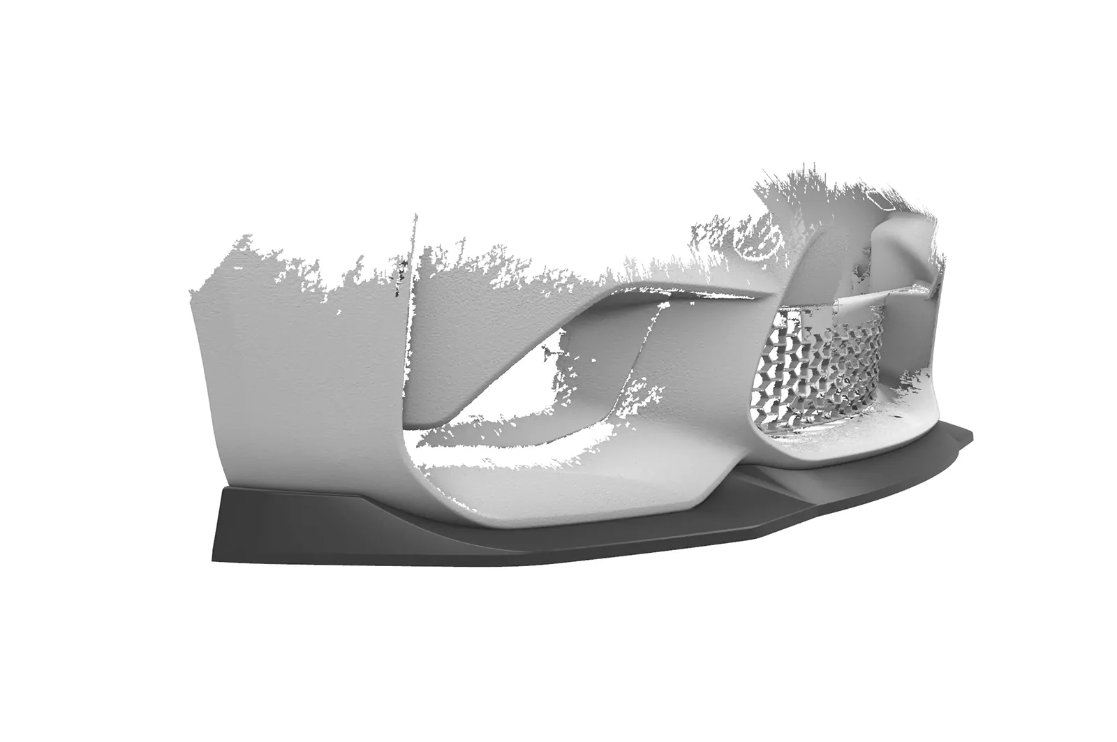 Cup-Spoilerlippe mit ABE für BMW M2 (F87) CSL638 Schwarz Strukturiert